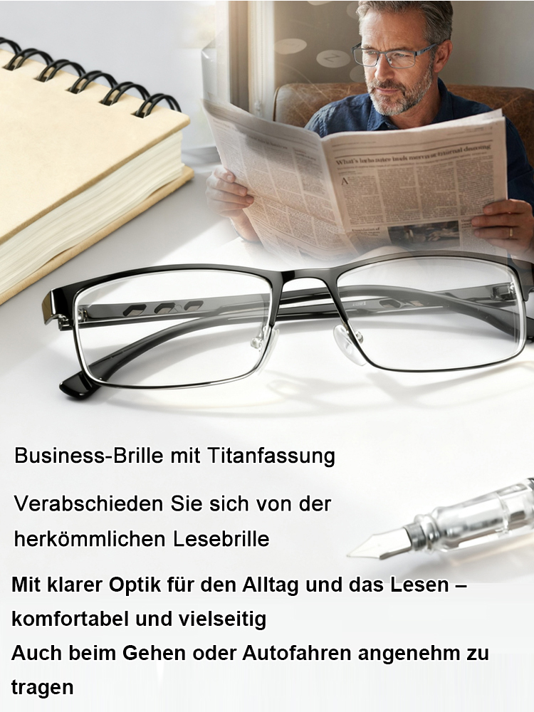 Deutsche Lesebrille der Spitzenklasse! 99,9 % Blaulichtschutz + Autofokus, 2 für 1, nur 32 €! Von Augenärzten empfohlen ✅