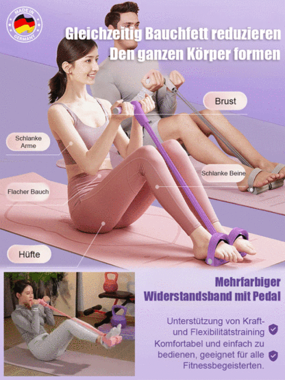 Gesteift mit zehn schläuchen