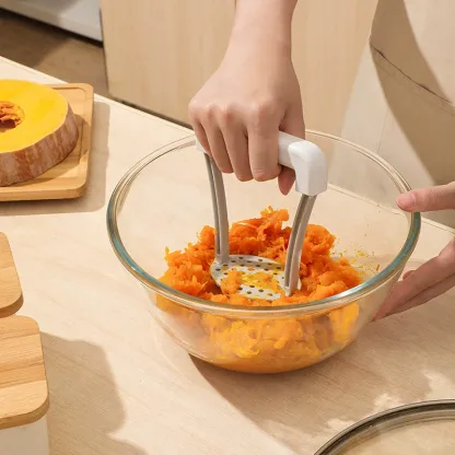 Kartoffelpüree zerkleinern