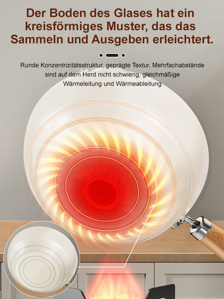 0 Beschichtete natürliche Titan-Multifunktions-Keramikpfanne