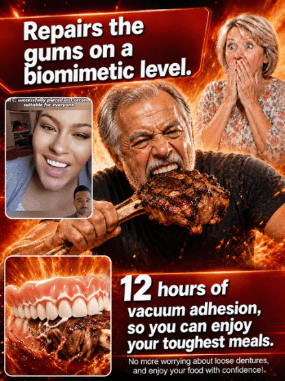 Stable as natural teeth, smile with confidence: Comfortable and fitting denture set.
