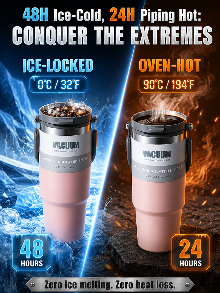 【1200ml large capacity】Insulated Ice Master Cup