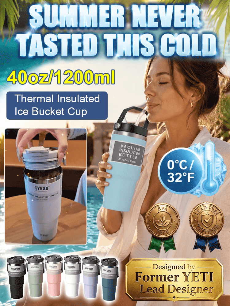 【1200ml large capacity】Insulated Ice Master Cup