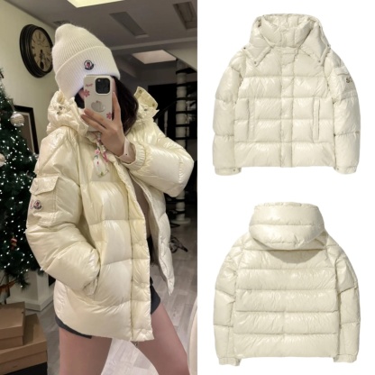 몽클레르 마야 70 쇼트 다운 자켓 스노우플레이크 화이트  H2-091-1A00256-5969T-070