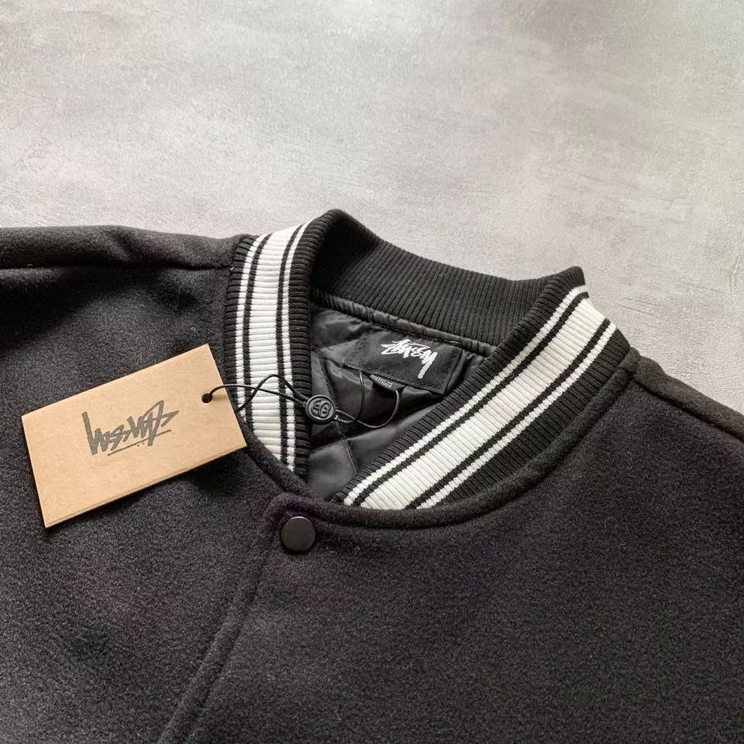 Stuthtssy 스테이시 베이스볼 재킷