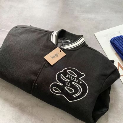 Stuthtssy 스테이시 베이스볼 재킷