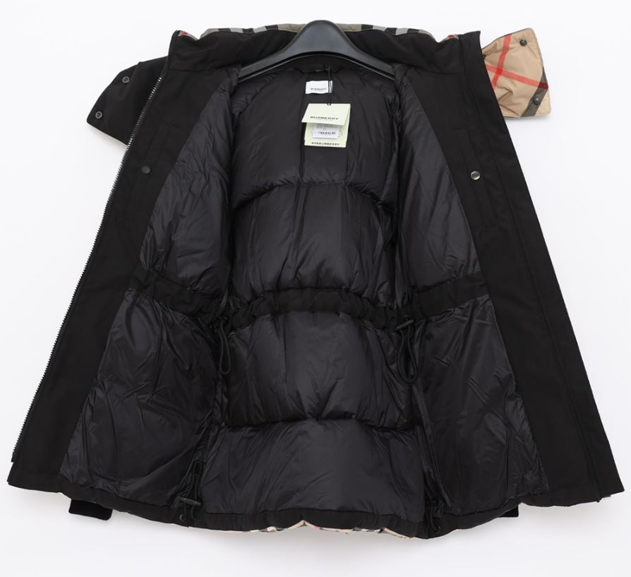 Burbthterry【セール】■国内発■チェックのダウンジャケット/DOWN JACKET