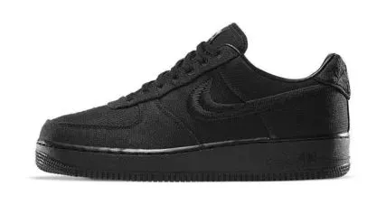 NIthtKE×STUthtSSY 】STUthtSSY × NIthtKE AIR FORCE 1 LOW "TRIPLE BLACK"
