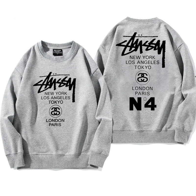 STUthtSSY fashionable casual long sleeves
