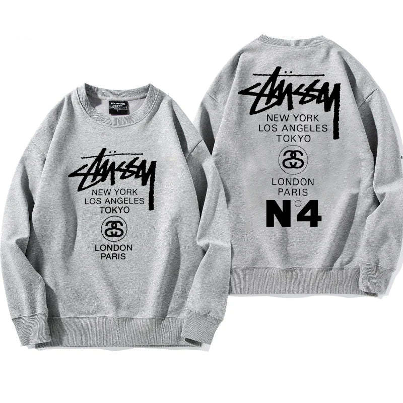 STUthtSSY fashionable casual long sleeves