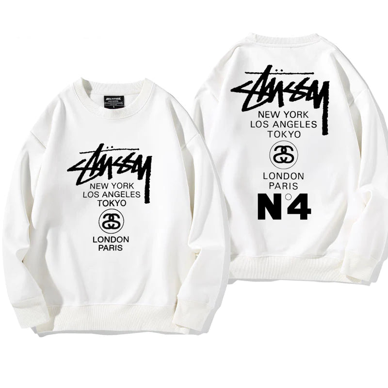 STUthtSSY fashionable casual long sleeves