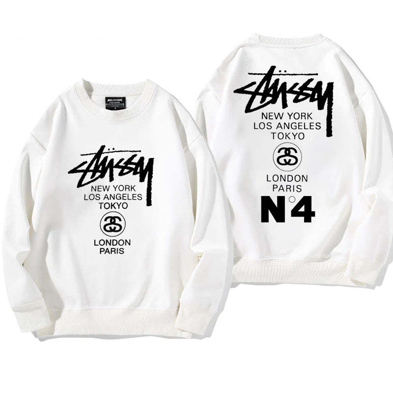 STUthtSSY fashionable casual long sleeves
