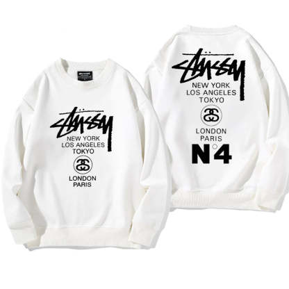 STUthtSSY fashionable casual long sleeves