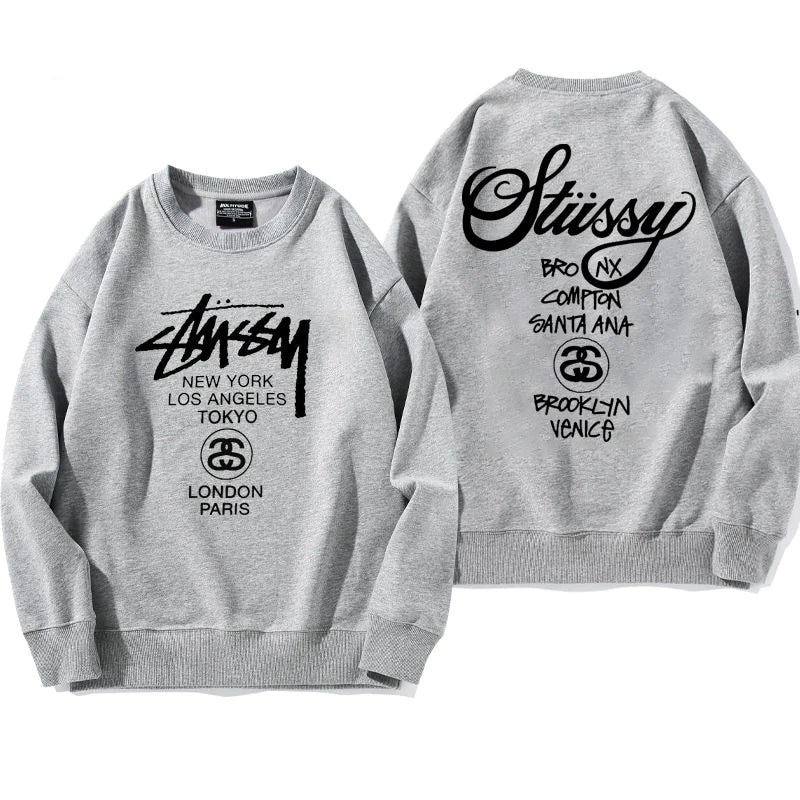 STUthtSSY fashionable casual long sleeves