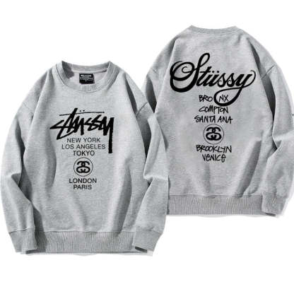 STUthtSSY fashionable casual long sleeves