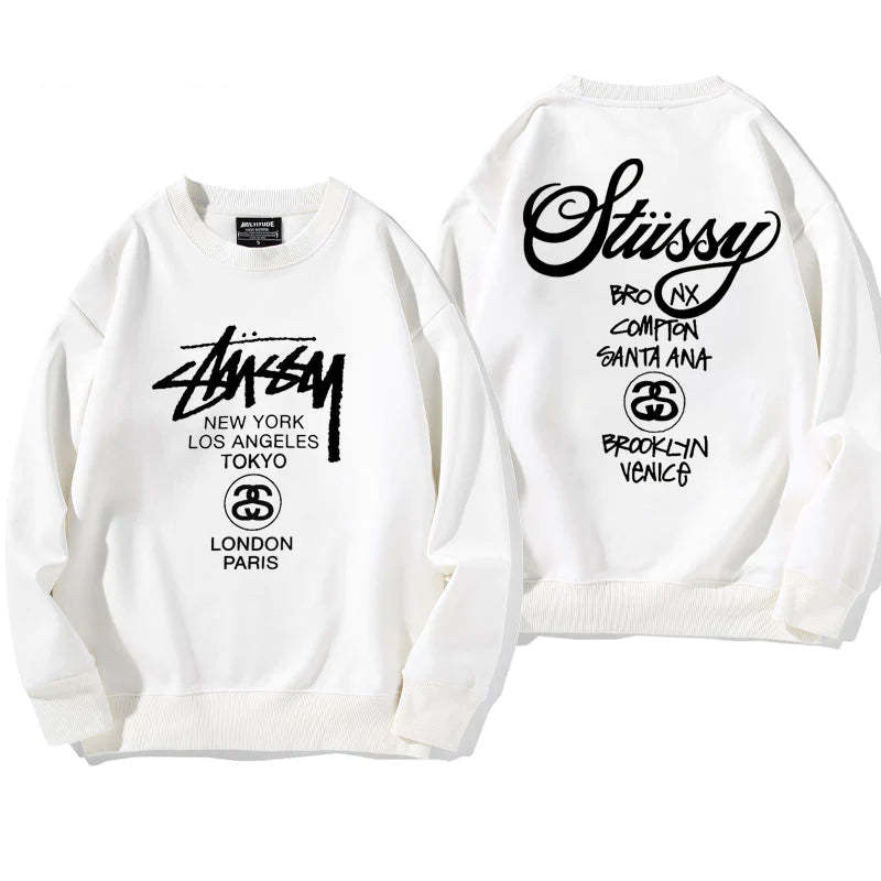 STUthtSSY fashionable casual long sleeves