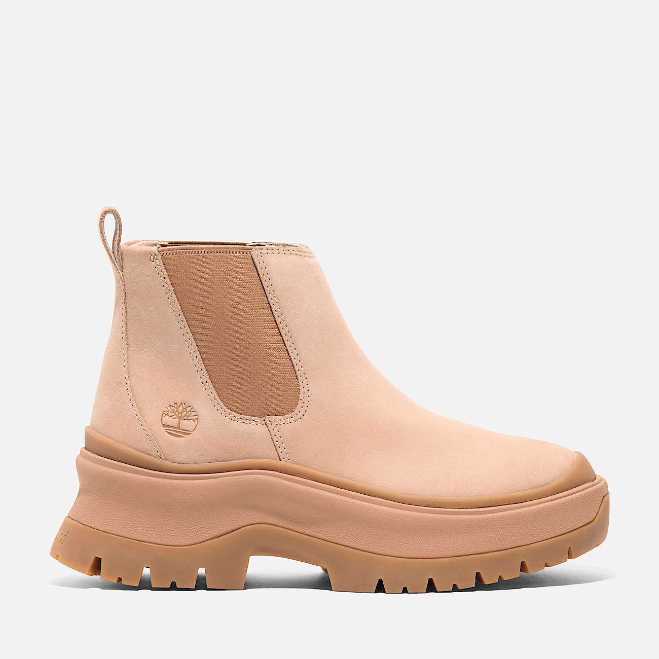 Women's Roxie Lane Mid Chelsea Boot - Light Beige Nubuck