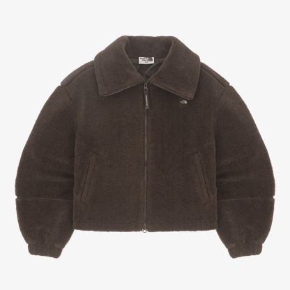 [무료반품]NJ4FQ80J 화이트라벨 여성 뉴 퍼피 플리스 자켓_BROWN