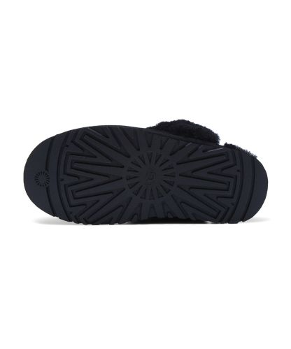 퍼 카라 플랫폼 샌들 (디스케트) W - 블랙 