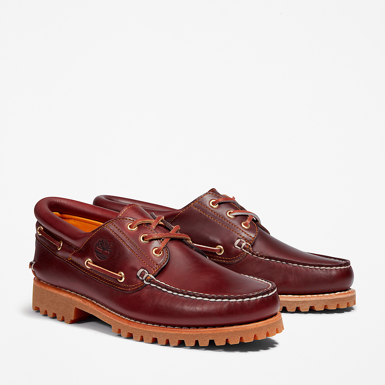 Men's 3-Eye Lug Handsewn Boat Shoe