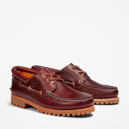 Men's 3-Eye Lug Handsewn Boat Shoe