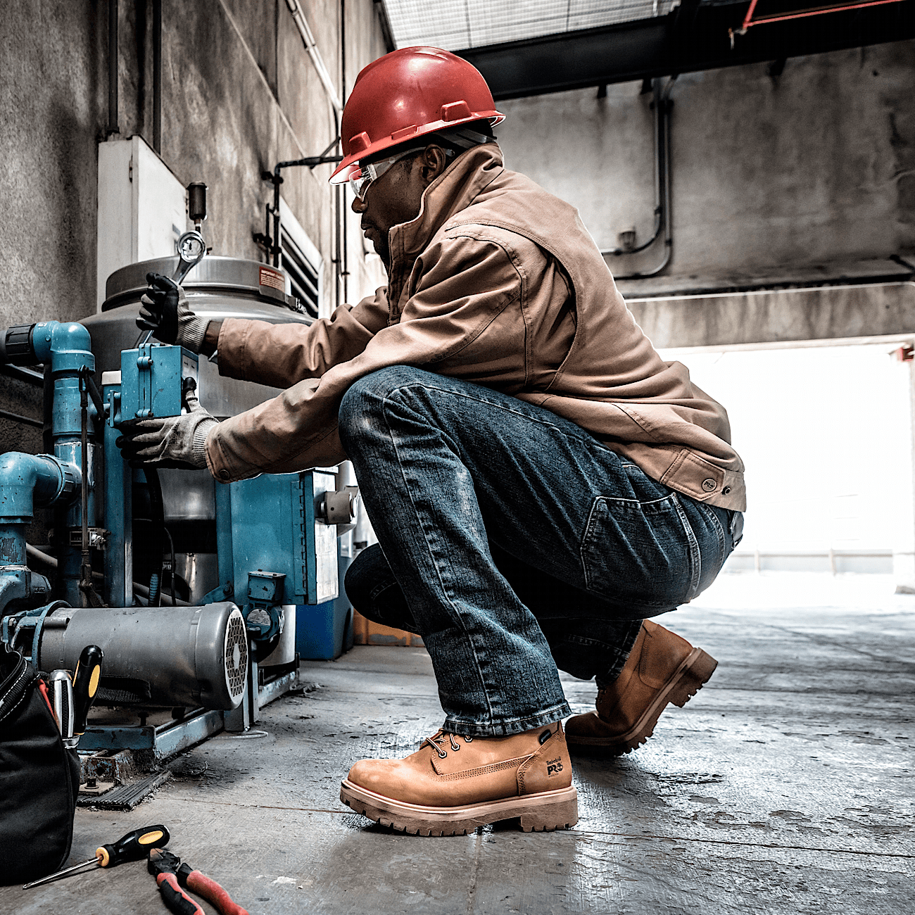 Men's Direct Attach 6" Steel Toe Waterproof Work Boot