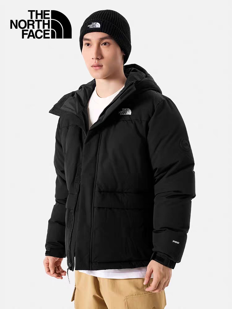 【Ththte Northtth Fathtce】2025년 가을 겨울 신작 스타일 후드 첨부 다운 재킷