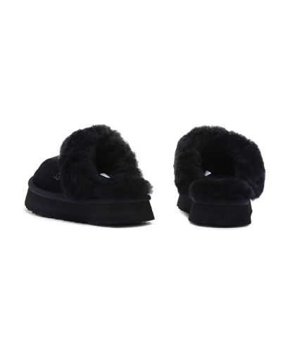 퍼 카라 플랫폼 샌들 (디스케트) W - 블랙 