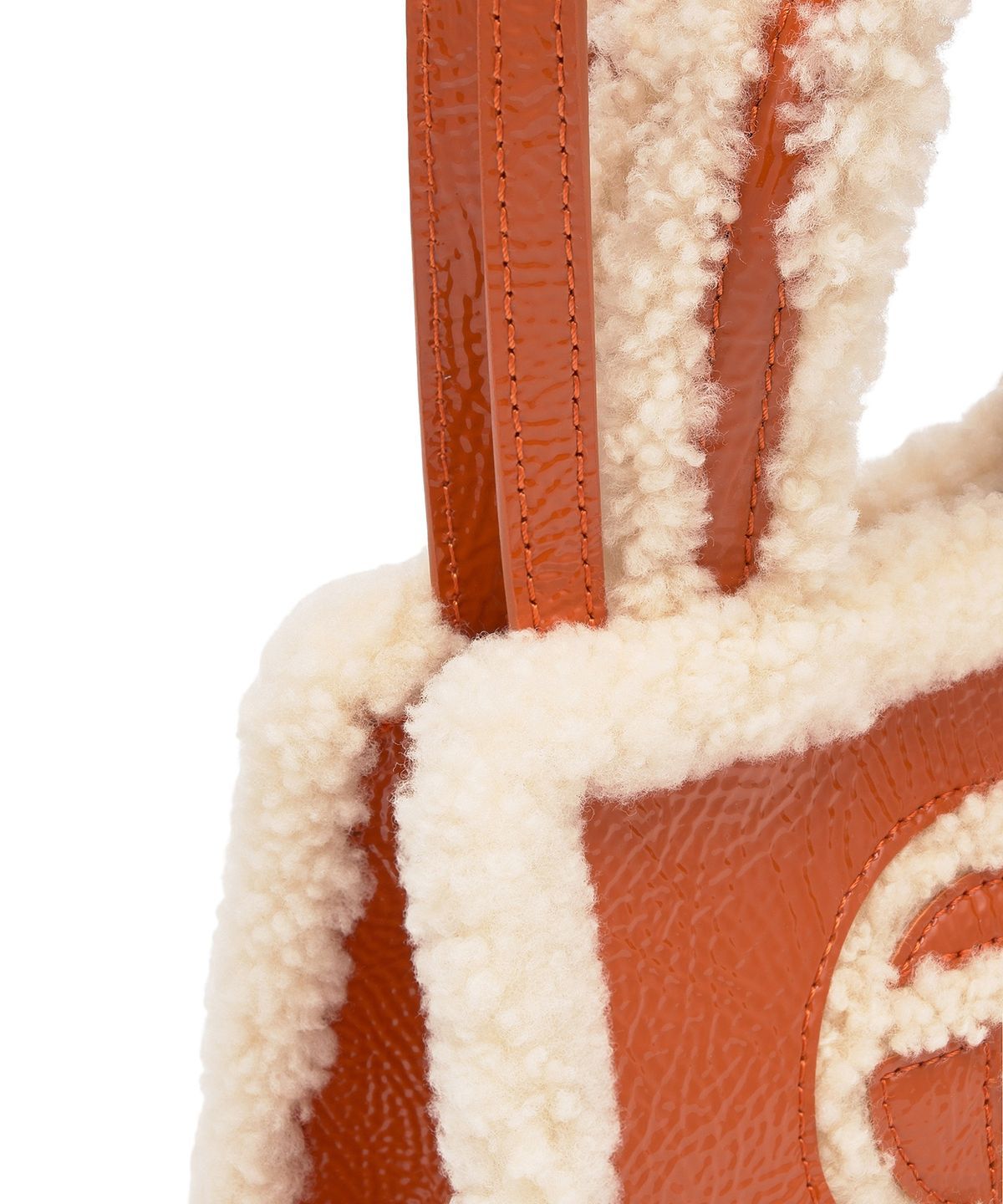 [무료반품]UthtGG X TELthtFAR 쇼퍼백 크링클 스몰 W - 스파이시 펌킨