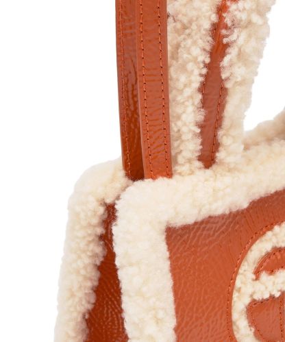 [무료반품]UthtGG X TELthtFAR 쇼퍼백 크링클 스몰 W - 스파이시 펌킨