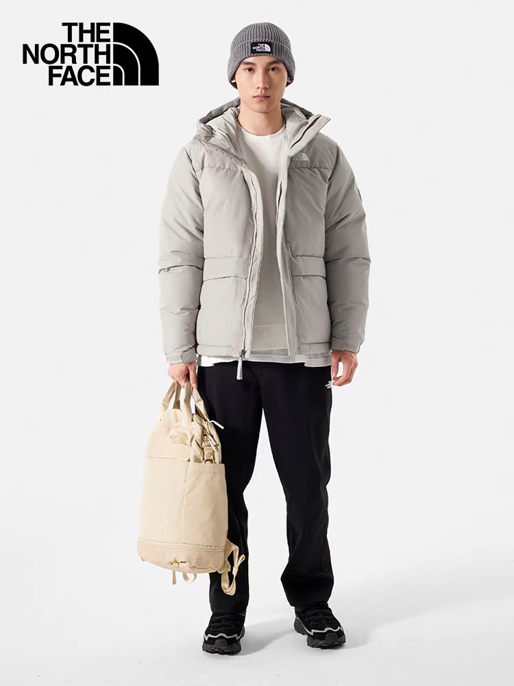 【Ththte Northtth Fathtce】2025년 가을 겨울 신작 스타일 후드 첨부 다운 재킷