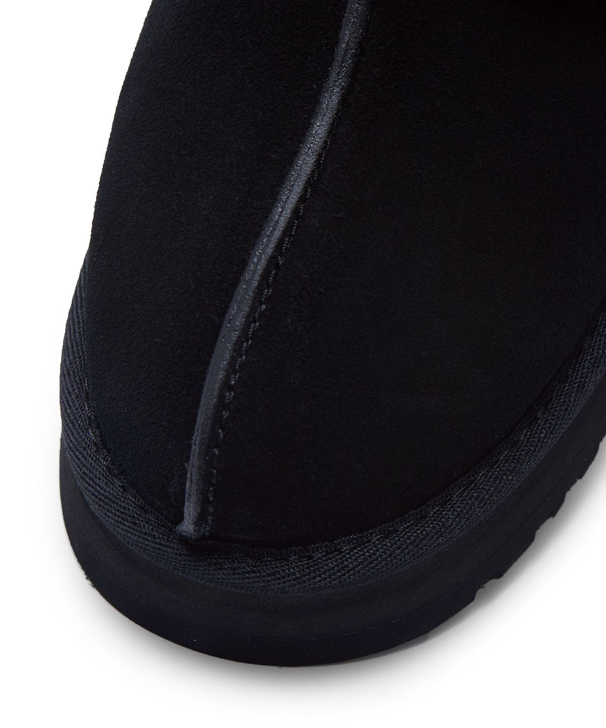 퍼 카라 플랫폼 샌들 (디스케트) W - 블랙 