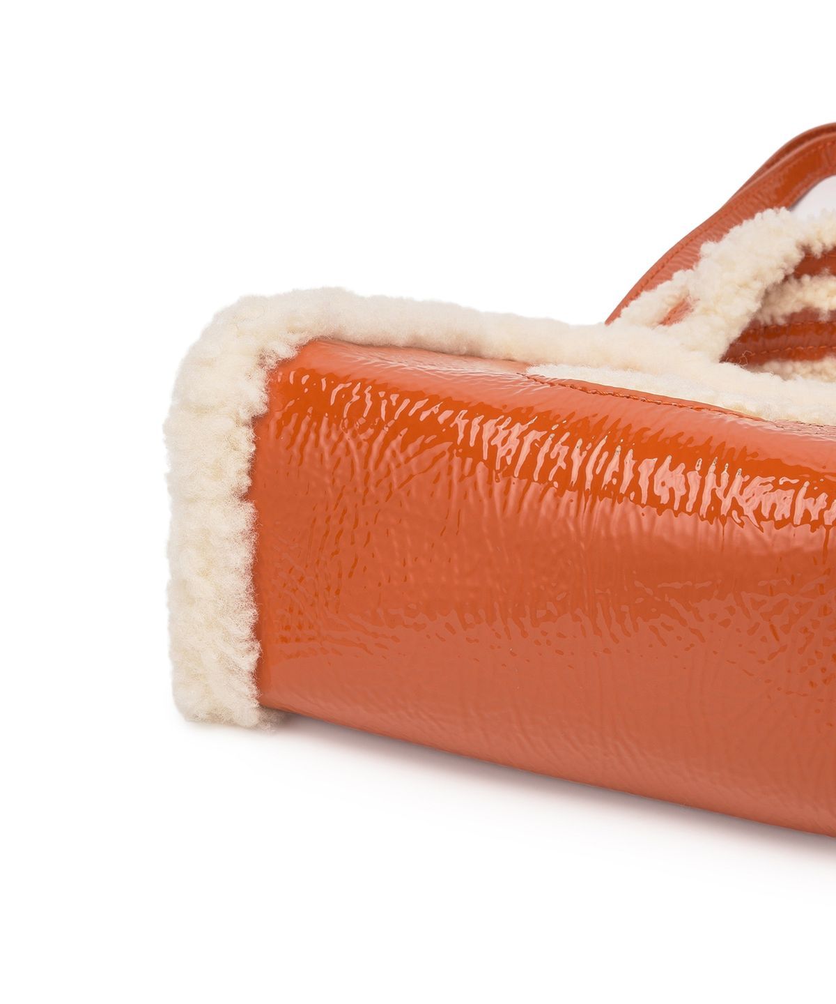 [무료반품]UthtGG X TELthtFAR 쇼퍼백 크링클 스몰 W - 스파이시 펌킨