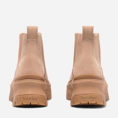 Women's Roxie Lane Mid Chelsea Boot - Light Beige Nubuck