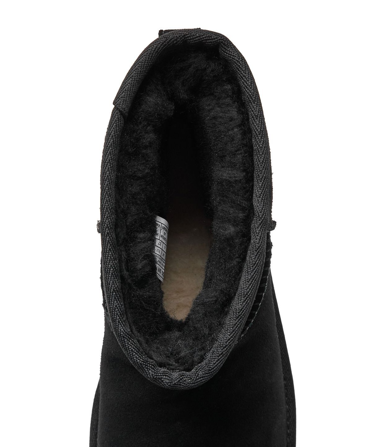 [무료반품]스웨이드 레더 플랫폼 부츠 (클래식 미니 플랫폼) W - 블랙