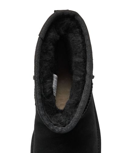 [무료반품]스웨이드 레더 플랫폼 부츠 (클래식 미니 플랫폼) W - 블랙