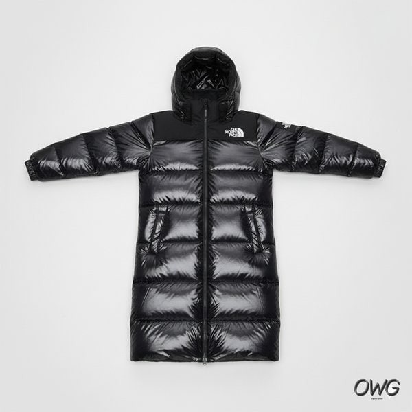 노스페이스 여성용 롱 RDS 구스다운 재킷