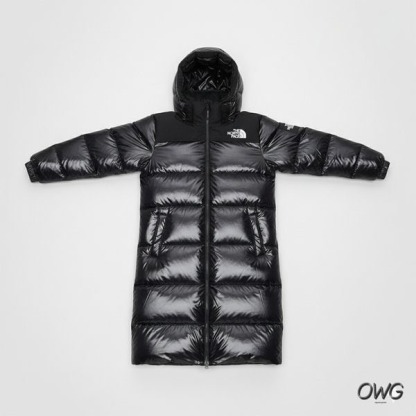 노스페이스 여성용 롱 RDS 구스다운 재킷