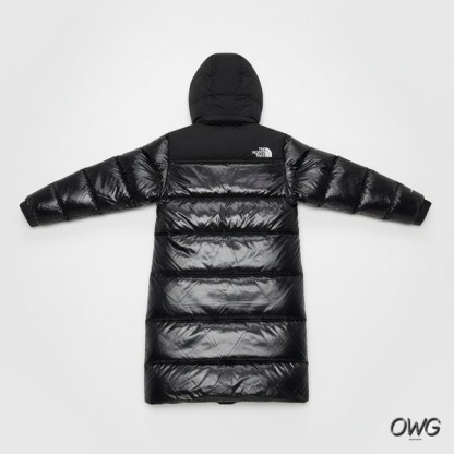 노스페이스 여성용 롱 RDS 구스다운 재킷
