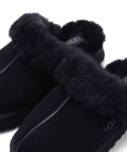 퍼 카라 플랫폼 샌들 (디스케트) W - 블랙 