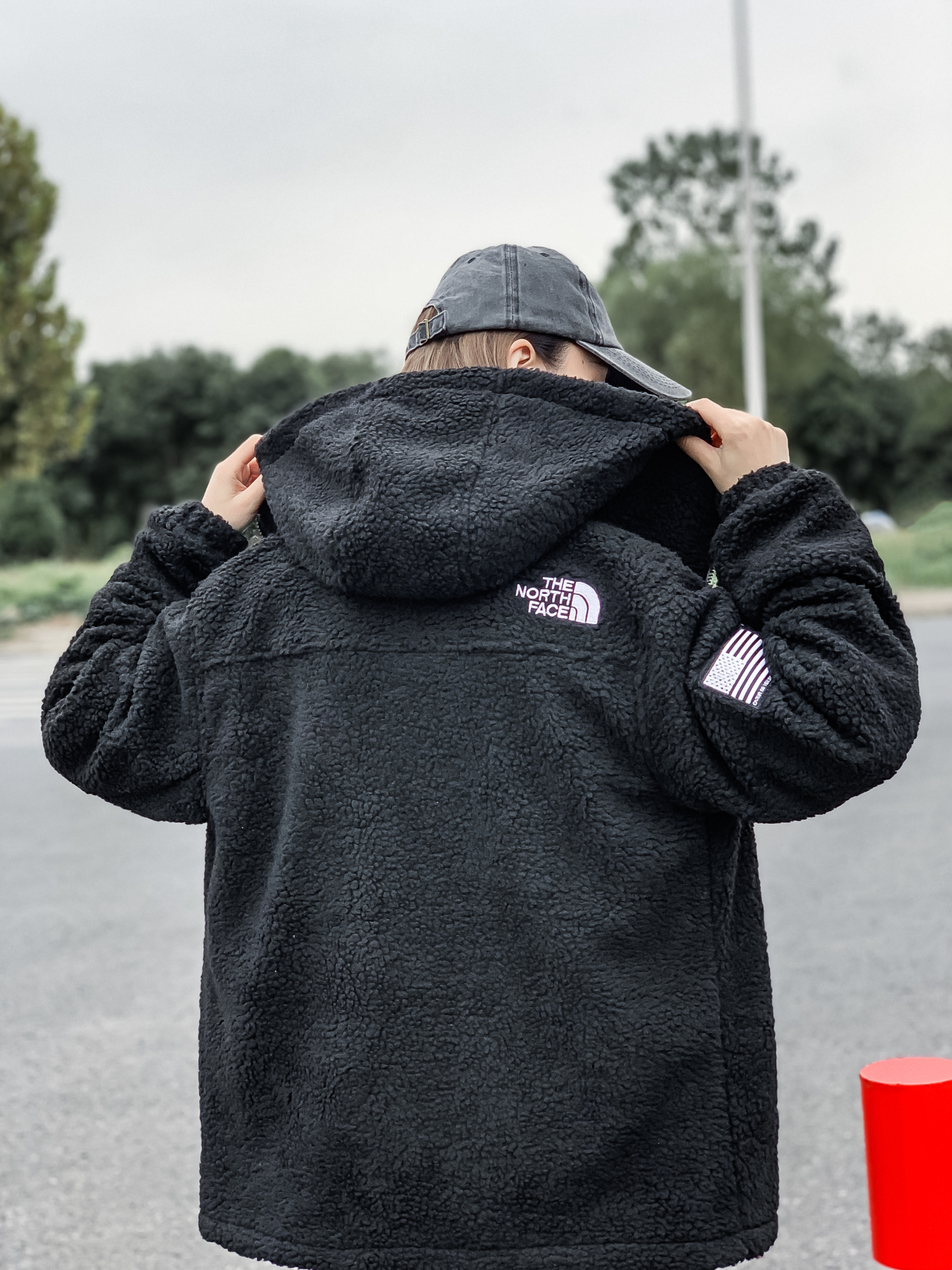 THthtE NORthtTH FAthtCE K'S SNOW CITY EX FLEECE HOODIE 노스페이스