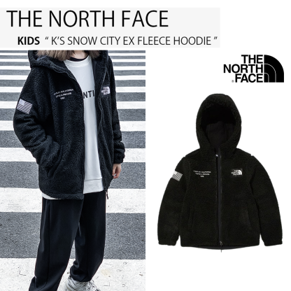 THthtE NORthtTH FAthtCE K'S SNOW CITY EX FLEECE HOODIE 노스페이스