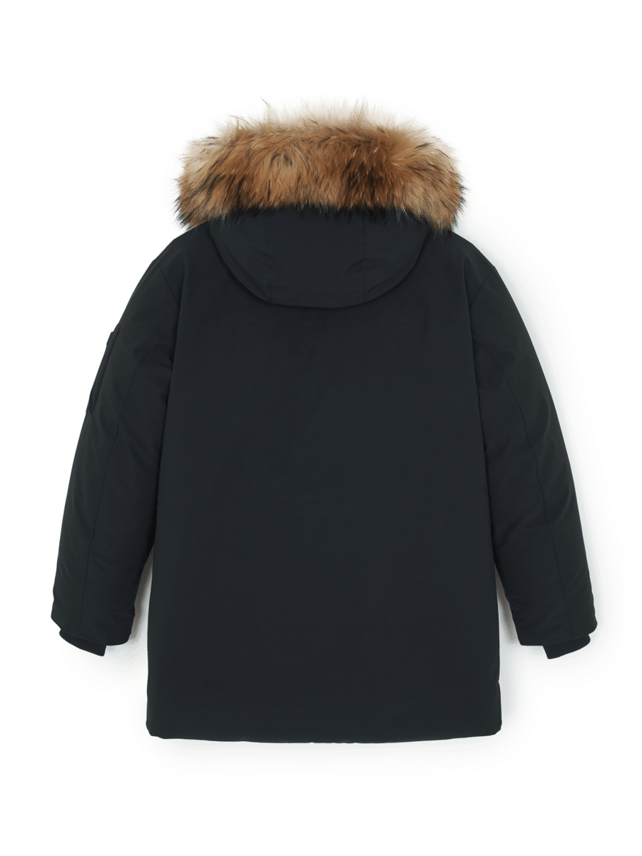 고프코어 후드 FUR 미드 구스 패딩 뉴욕양키스