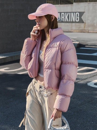 [카리나PICK]여성 크롭 커브패딩 LA다저스