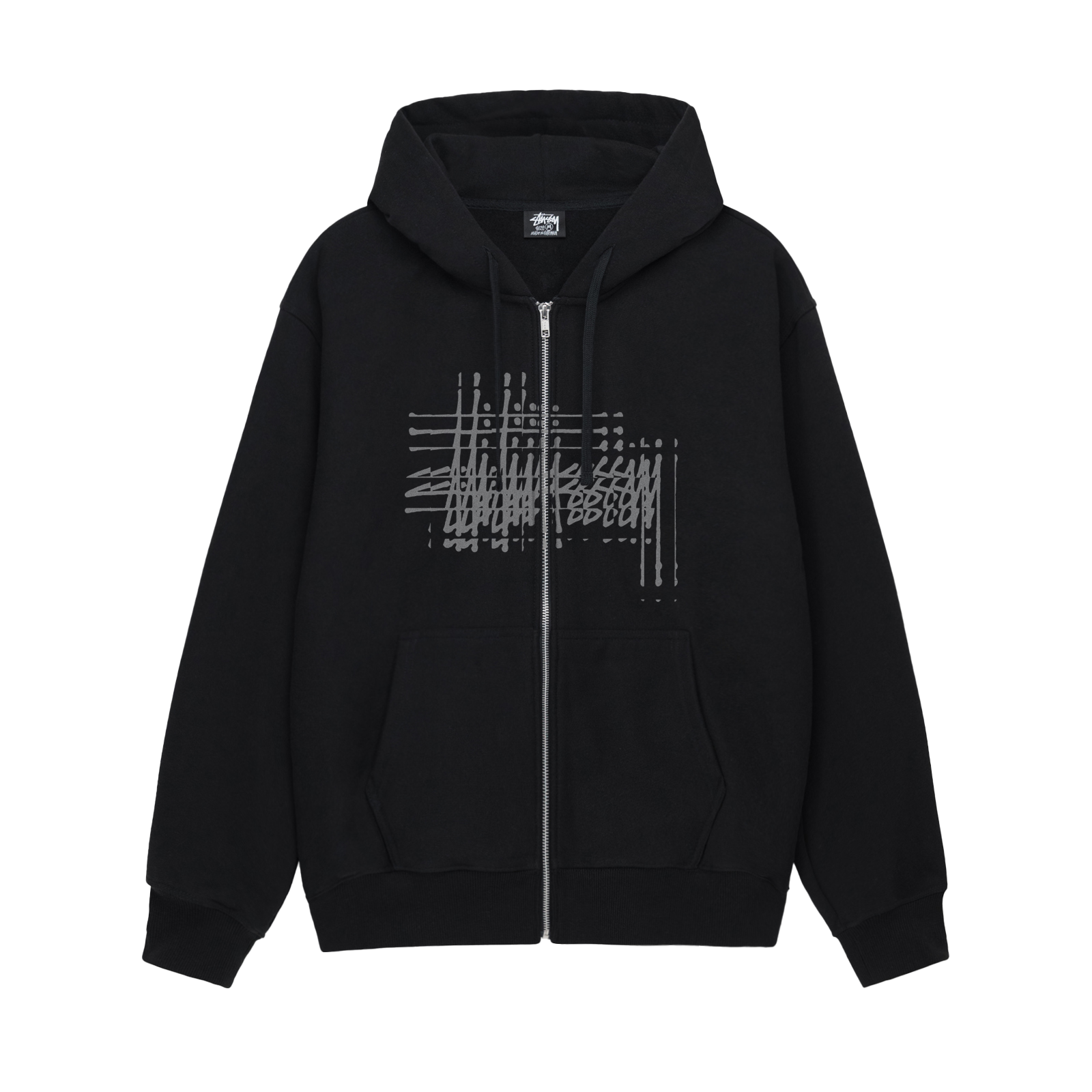 STUthtSSY - Refracted Zip Hood - (Blac)