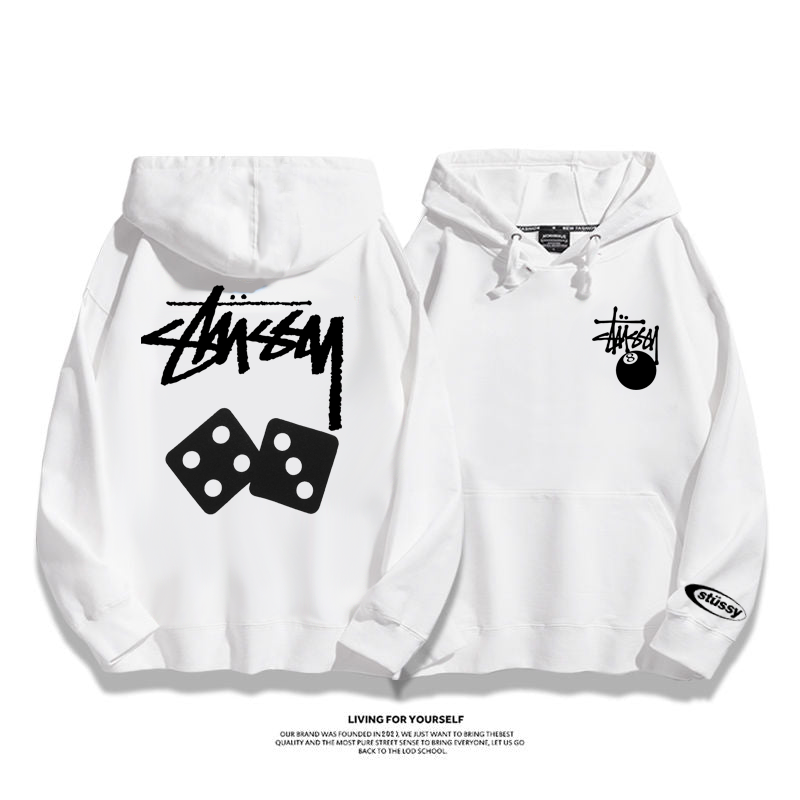 STUthtSSY fashionable dice hoodie