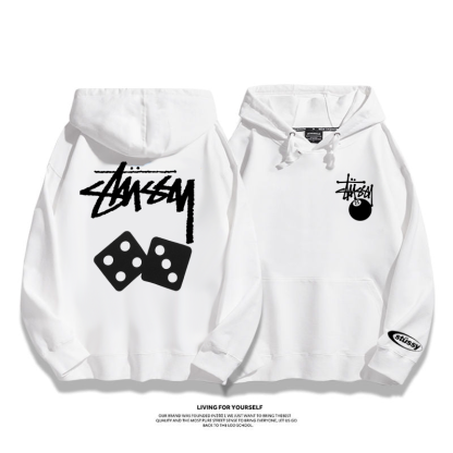 STUthtSSY fashionable dice hoodie
