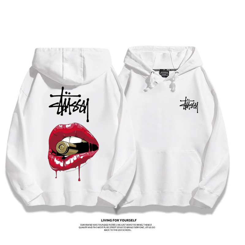 STUthtSSY Bloody Red Lips Hoodie