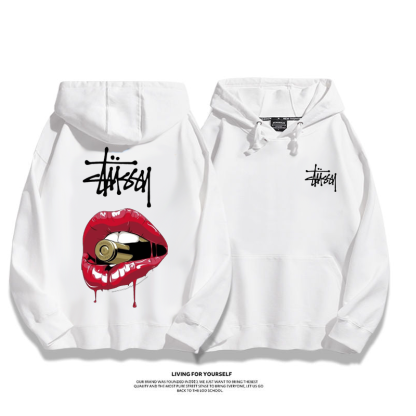 STUthtSSY Bloody Red Lips Hoodie