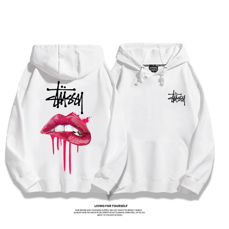 STUthtSSY Bloody Red Lips Hoodie
